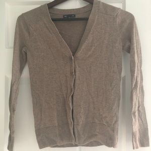 XS Gap Oatmeal Button Down Sweater